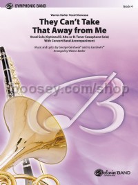 They Can't Take That Away from Me (Concert Band Conductor Score & Parts)