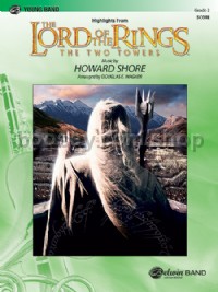 The Lord of the Rings: The Two Towers, Highlights from (Concert Band Conductor Score)
