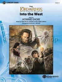Into the West (from The Lord of the Rings: The Return of the King) (Concert Band Conductor Score & P