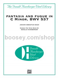 Fantasia and Fugue in C Minor, BWV 537 (Conductor Score)