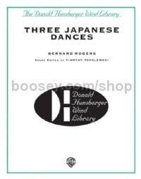 Three Japanese Dances (Concert Band Conductor Score & Parts)