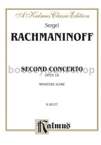 Piano Concerto No. 2, Opus 18 (Miniature Score)