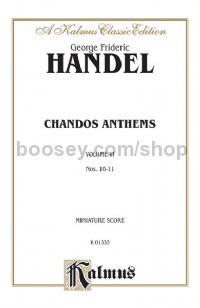 Chandos Anthems, 10. The Lord Is My Light 11. Let God Arise (two versions) (SATB & SSATB with ST Sol
