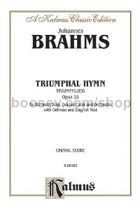 Triumphal Hymn (Triumphlied), Opus 55 (SSAATTBB Divided Chorus with B Solo)