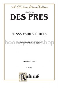 Missa Pange Lingua (SATB, a cappella)