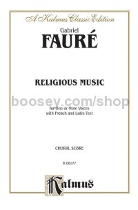 Religious Music (2- or 5-Part with SATB Soli)