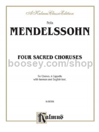 Four Sacred Choruses, Opus 69 (SATB (SATB Soli in 1 & 3), a cappella)