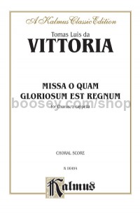 Missa O Quam Gloroisum est Regnum (SATB, a cappella)