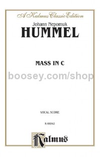Mass in C (SATB with SATB Soli)