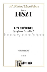 Les Preludes -- Symphonic Poem No. 3 (Miniature Score)