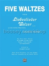 Five Waltzes (from Liebeslieder Walzer) (SATB)