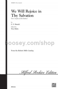 We Will Rejoice In Thy Salvation (SATB)