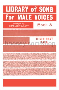 Library Of Song For Male Bk 3 (TBB)