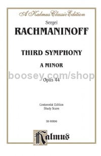 Third Symphony in A Minor, Opus 44 (Comb Bound Study Score)