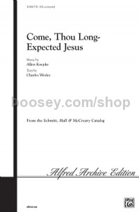 Come Thou Long Expected Jesus (SATB)