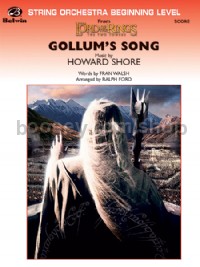 Gollum's Song (from The Lord of the Rings: The Two Towers) (String Orchestra Conductor Score)