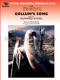 Gollum's Song (from The Lord of the Rings: The Two Towers) (String Orchestra Score & Parts)