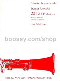 20 Duos Classsiques clarinet duet