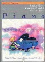 Alfred Basic Piano Recital Book Complete Level 1