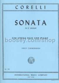 Sonata in C minor Op. 5 No. 8 for double bass & piano