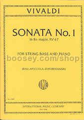 Sonata No. 1 in B-flat major, RV 47 - for Double Bass