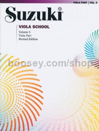 Suzuki Viola School Viola Part, Volume 5 (Revised)
