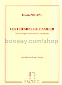Les Chemins De L'amour (vocal score)