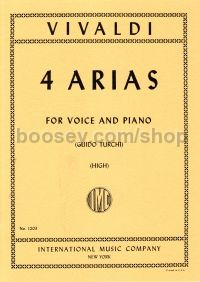 4 Arias Italian (High Voice)