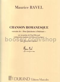 Chanson romanesque - baritone & piano