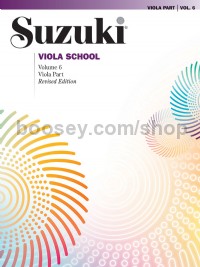 Suzuki Viola School Viola Part, Volume 6 (Revised)