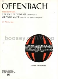 Les Boules De Neige/grande Valse piano 