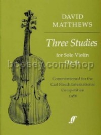 Three Studies (Solo Violin)