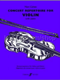 Concert Repertoire for Violin (Violin & Piano)