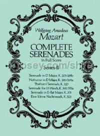 Complete Serenades, Series II (Full Score)