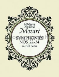 Symphonies Nos. 22-34 (Full Score)