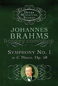Symphony No. 1 in C Minor, Opus 68 (Miniature Score)