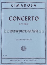 Concerto Gmaj 2 Flutes/Pianot