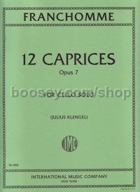 Caprices (12) Op. 7 Cello Solo 