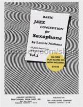 Basic Jazz Conception for Saxophone, Vol. 2 (+ CD)