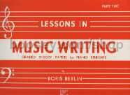 Lessons In Music Writing Pt 2 