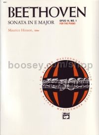 Sonata Op. 14 No.1 (hinson) Emaj Piano 