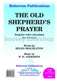 Old Shepherd's Prayer (in D minor) for voice & piano