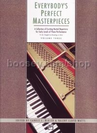 Everybody's Perfect Masterpieces Book3 Piano 