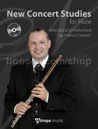 New Concert Studies for Flute - C Flute (Book & CD)