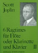 Ragtimes (6) Book 2 Flute (Cl Or Bsn)