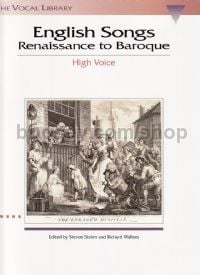 English Songs: Renaissance to Baroque (High Voice)
