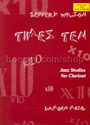 Times Ten - Jazz Studies For Clarinet (Book & CD) 