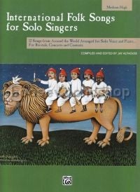 International Folk Songs for Solo Singers (Medium/High) (Book Only)