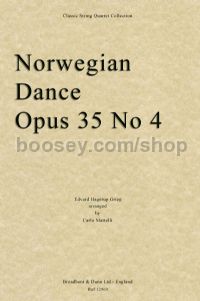 Norwegian Dance Op 35 No.4 (string quartet score)