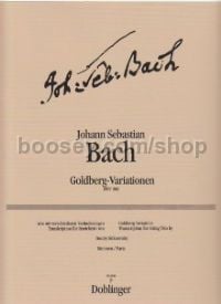Goldberg Variations for string trio (set of parts)